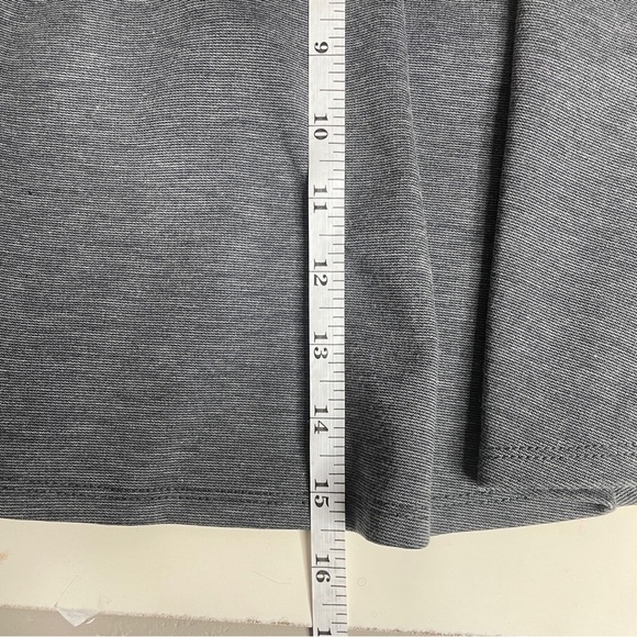 The Children's Place Girl Skater Skirt Skort Heather Gray Blue Sz L 10-12 - Picture 6 of 7